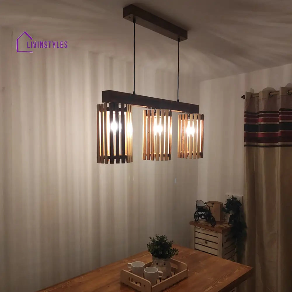 Hexar Brown 3 Series Hanging Lamp Lamps