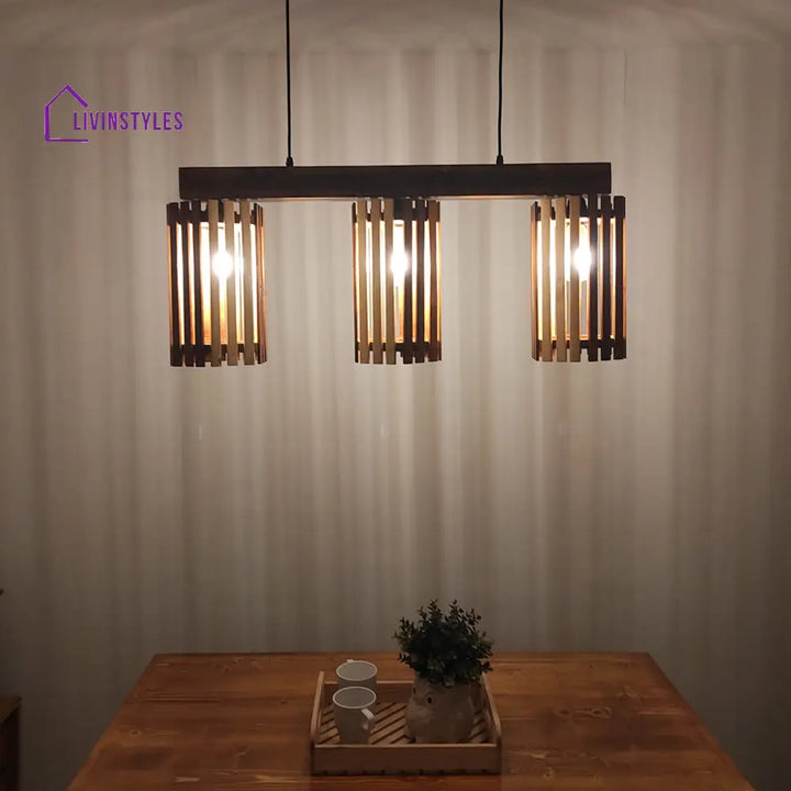 Hexar Brown 3 Series Hanging Lamp Lamps