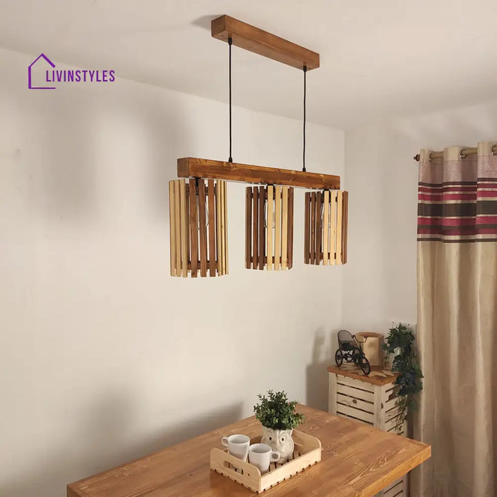 Hexar Brown 3 Series Hanging Lamp Lamps