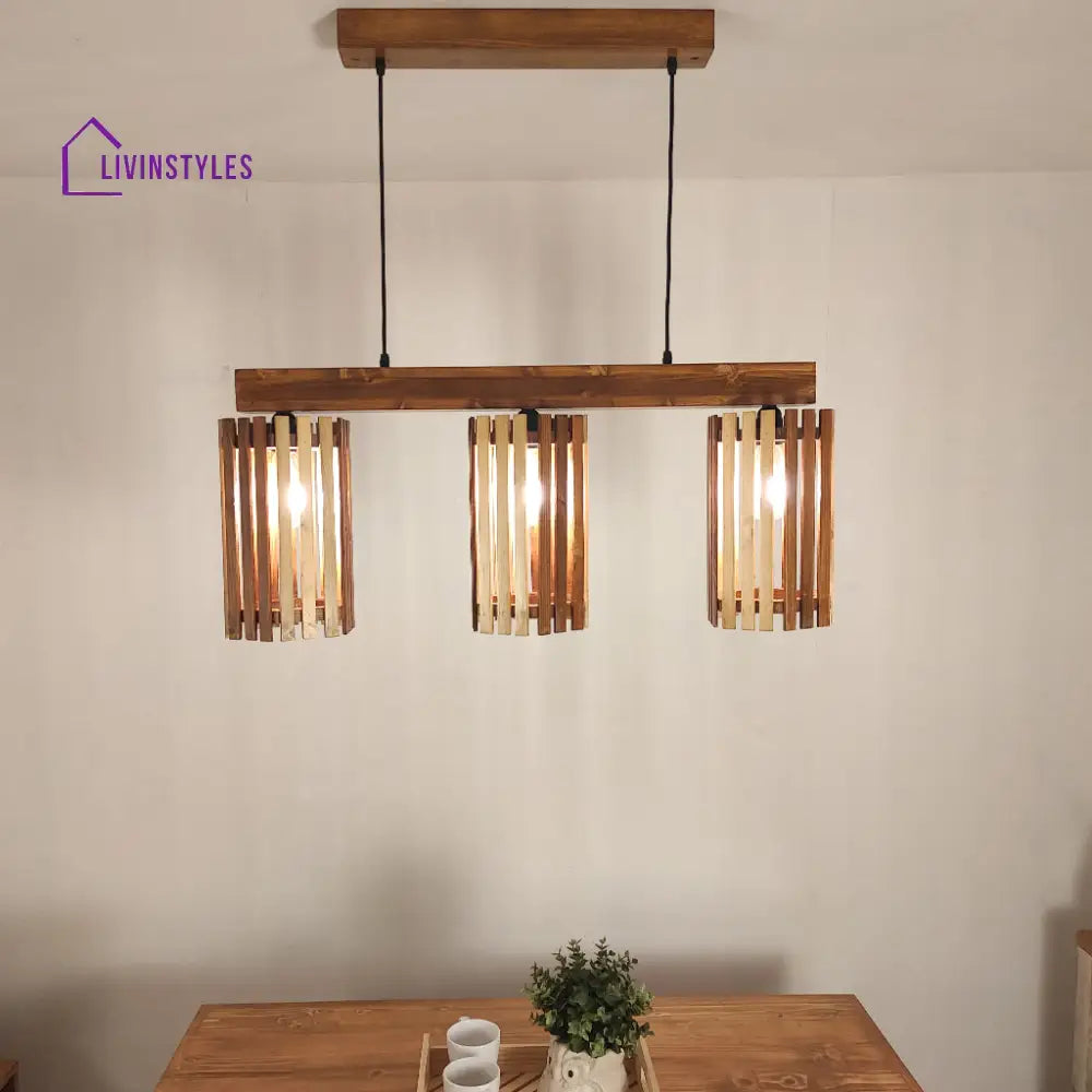 Hexar Brown 3 Series Hanging Lamp Lamps