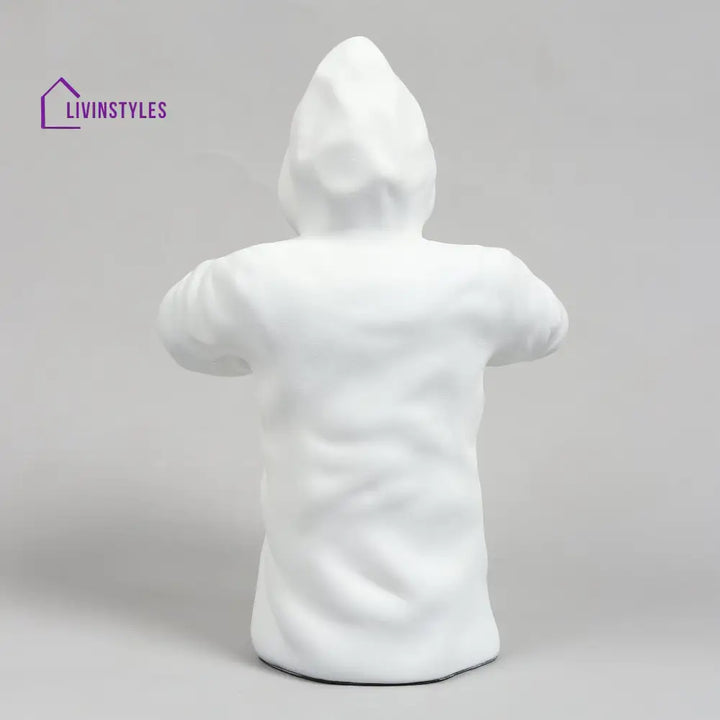 Hooded Warrior In White Decorative