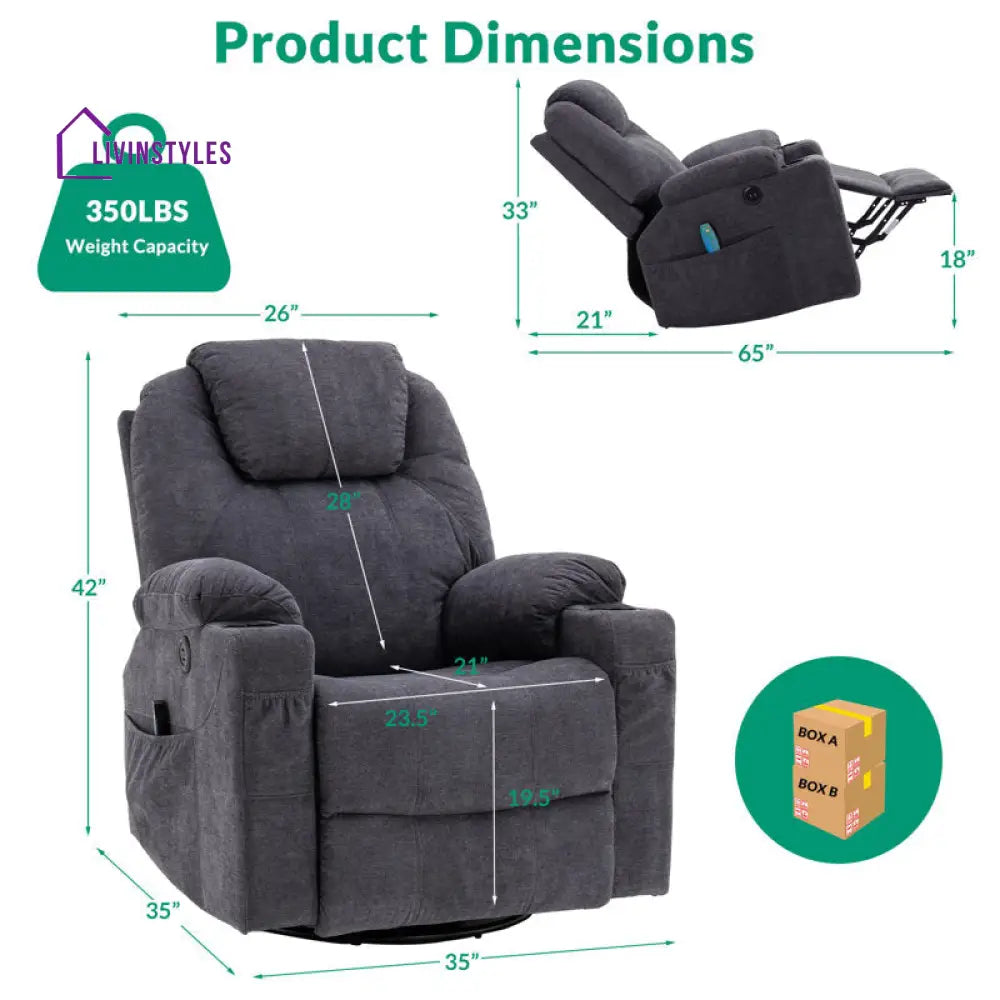 Hope 1 Seater Manual Recliner