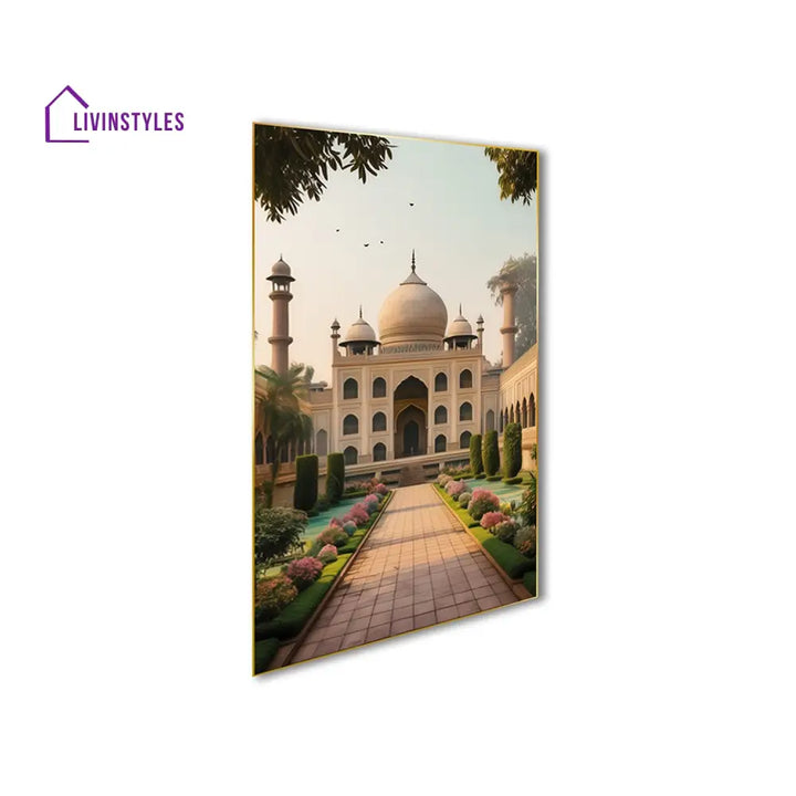 Iconic Taj Mahal Canvas Series Set Of 3 Printed Wall Painting