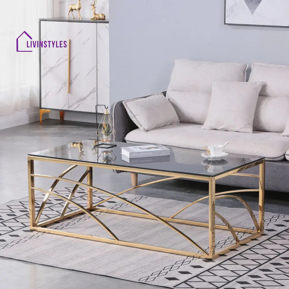 Indira Metal Coffee Table For Living Room