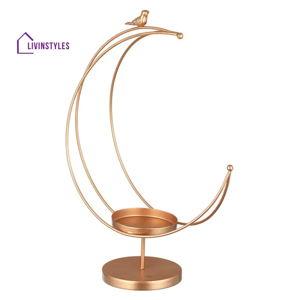 Iron Bird Tea Light Candle Holders Stand Stands