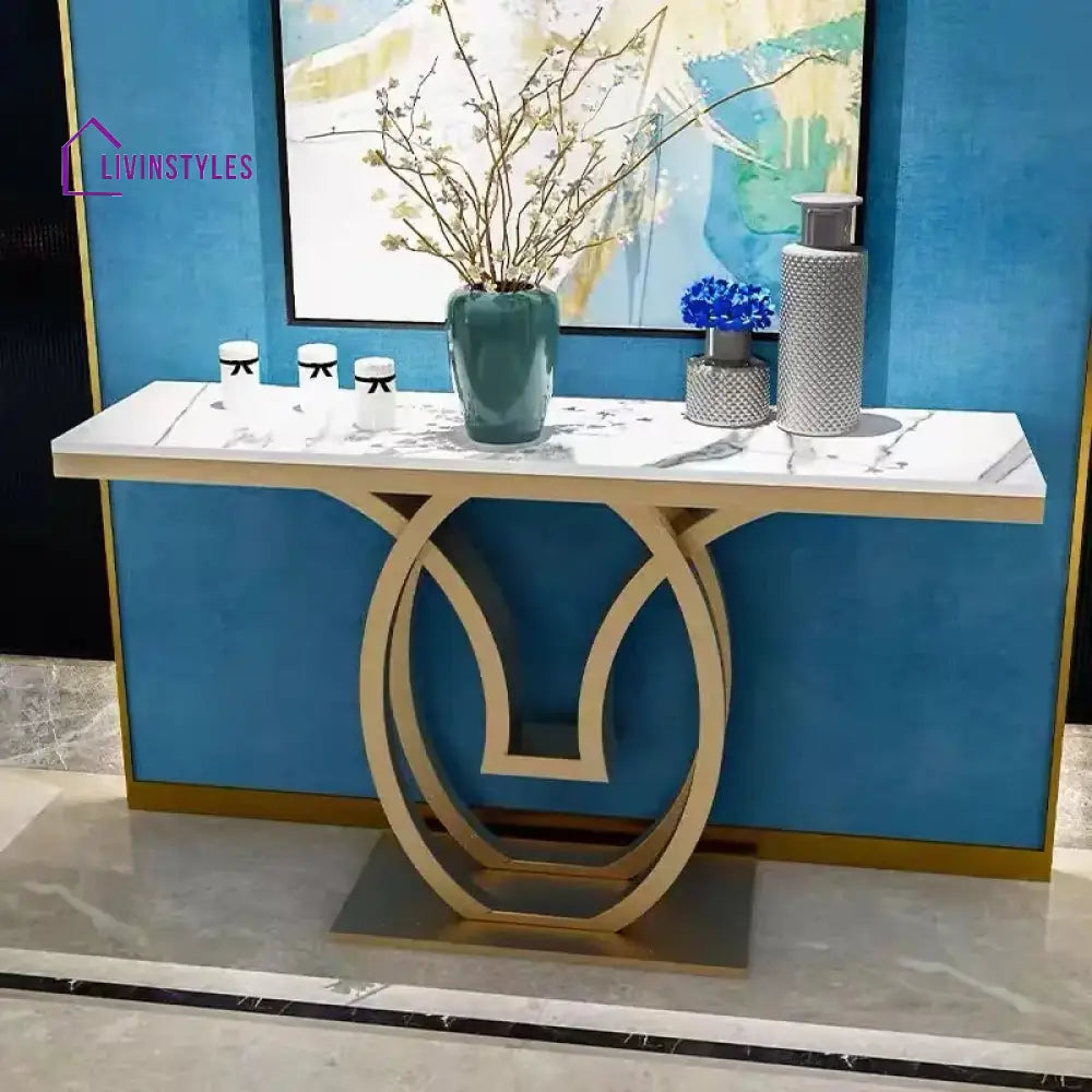 Isha Metal Console Table