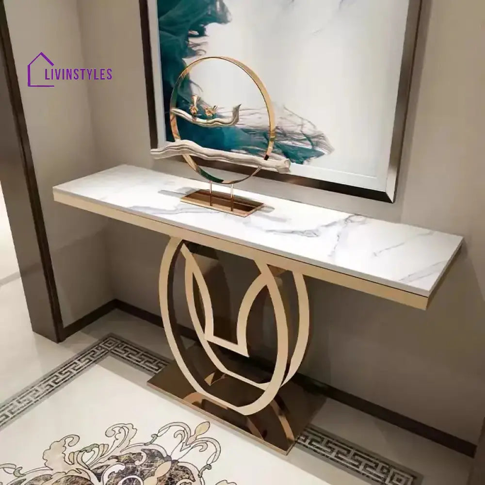 Isha Metal Console Table