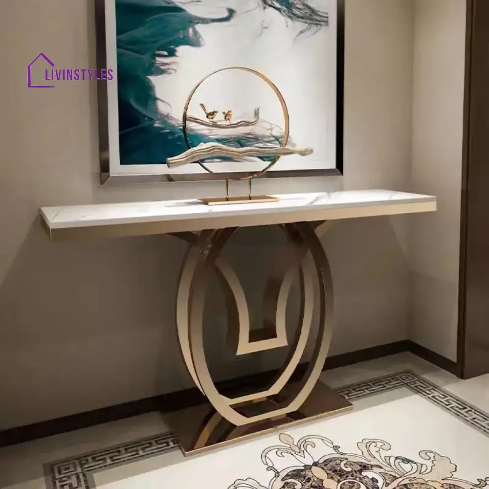 Isha Metal Console Table