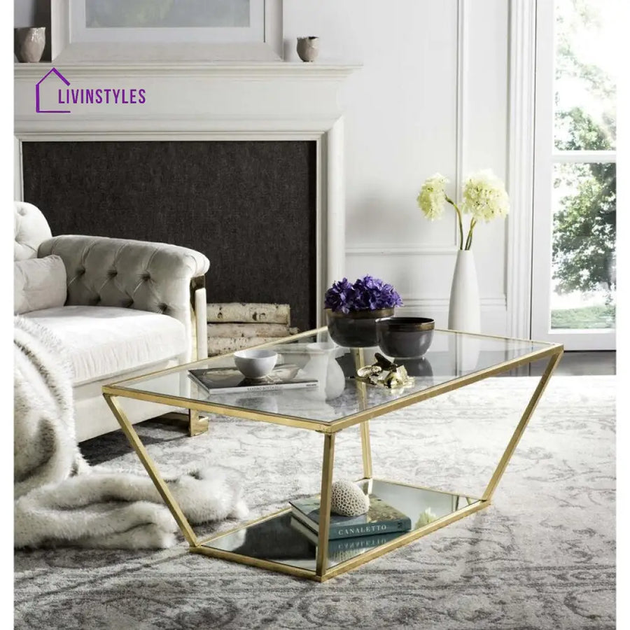 Ishaan Metal Coffee Table For Living Room