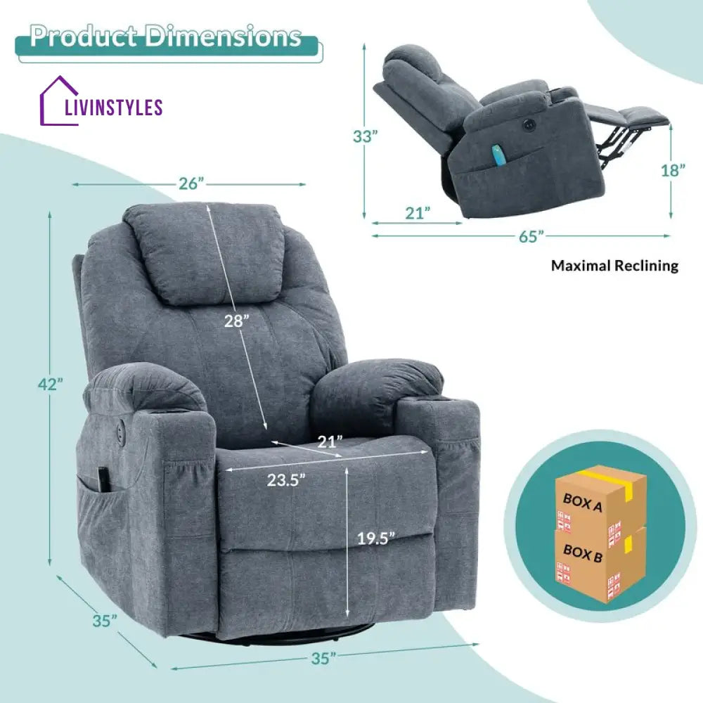 Ishani 1 Seater Manual Recliner