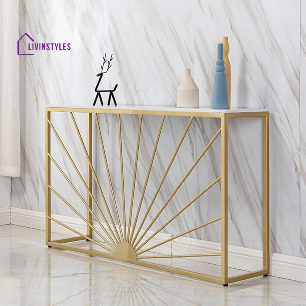 Ishani Metal Console Table