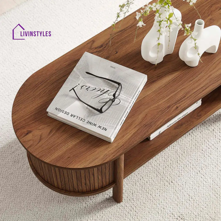 Ishani Sheesham Wood Coffee Table For Living Room