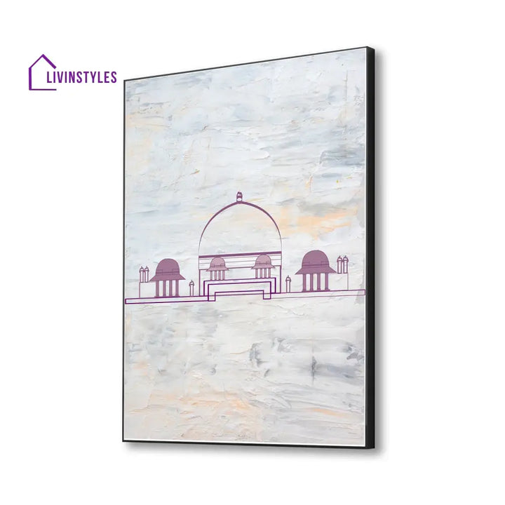 Islamic Tomb Wall Painting Canvas