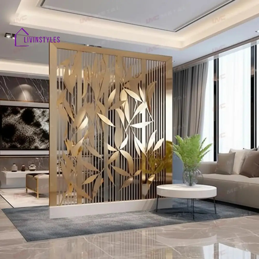 Jaya Leaf Decor Metal Partition|Divider For Seperation Of The Living Room Space |Hall Space|Banket