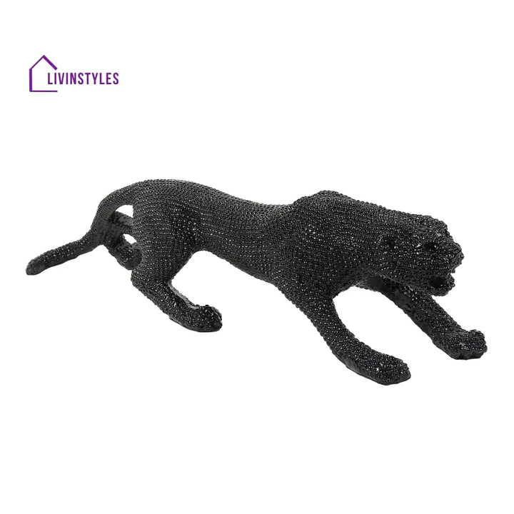 Jeweled Prowler Black Decorative