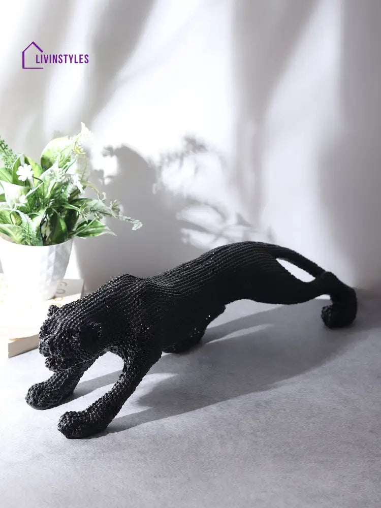 Jeweled Prowler Black Decorative