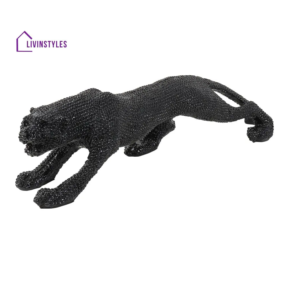 Jeweled Prowler Black Decorative