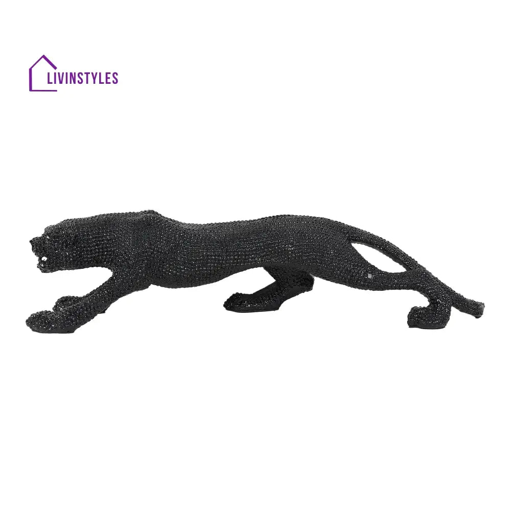 Jeweled Prowler Black Decorative