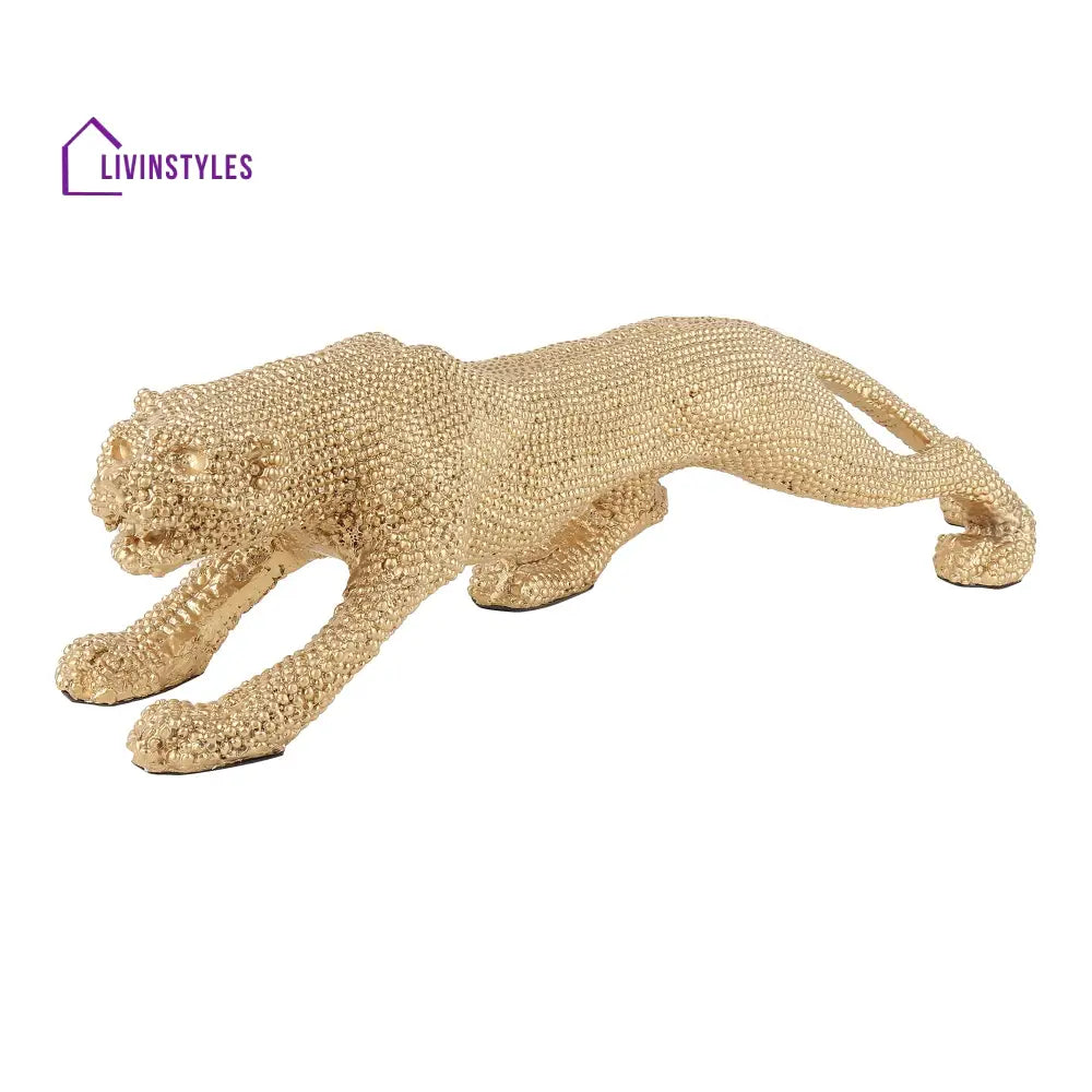 Jeweled Prowler Gold Decorative