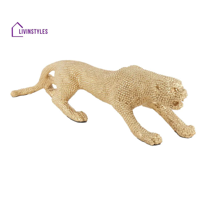 Jeweled Prowler Gold Decorative