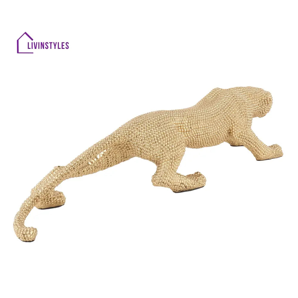 Jeweled Prowler Gold Decorative