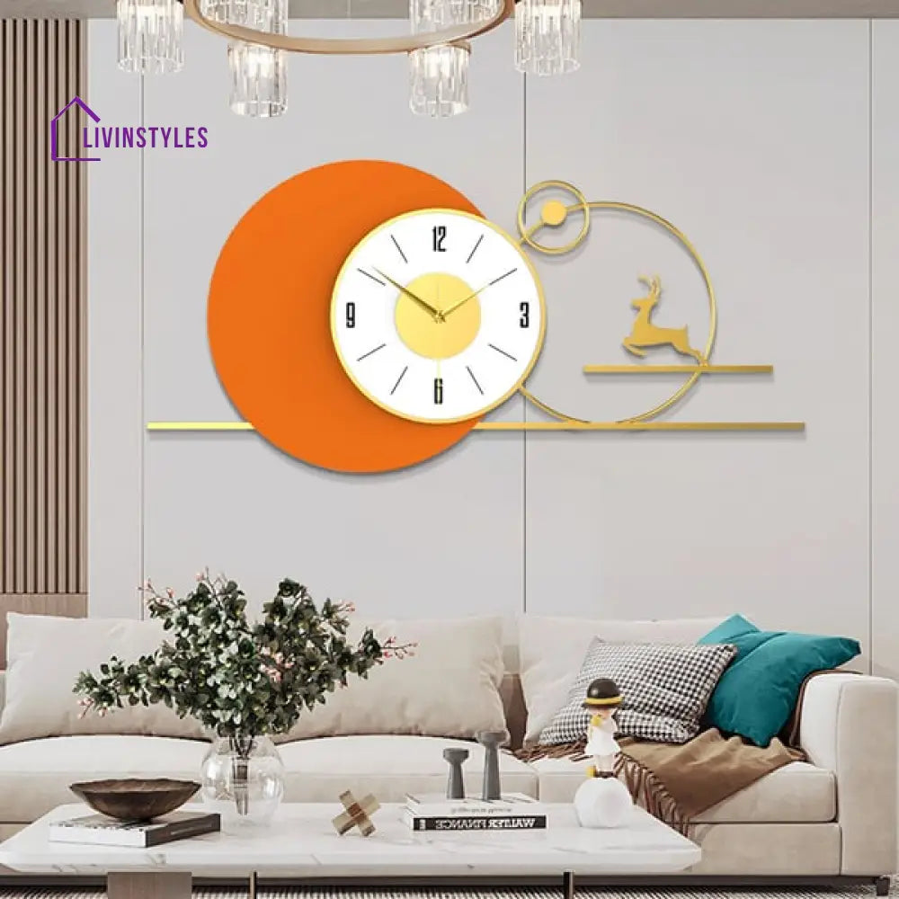 Jishnu Metal Wall Clock