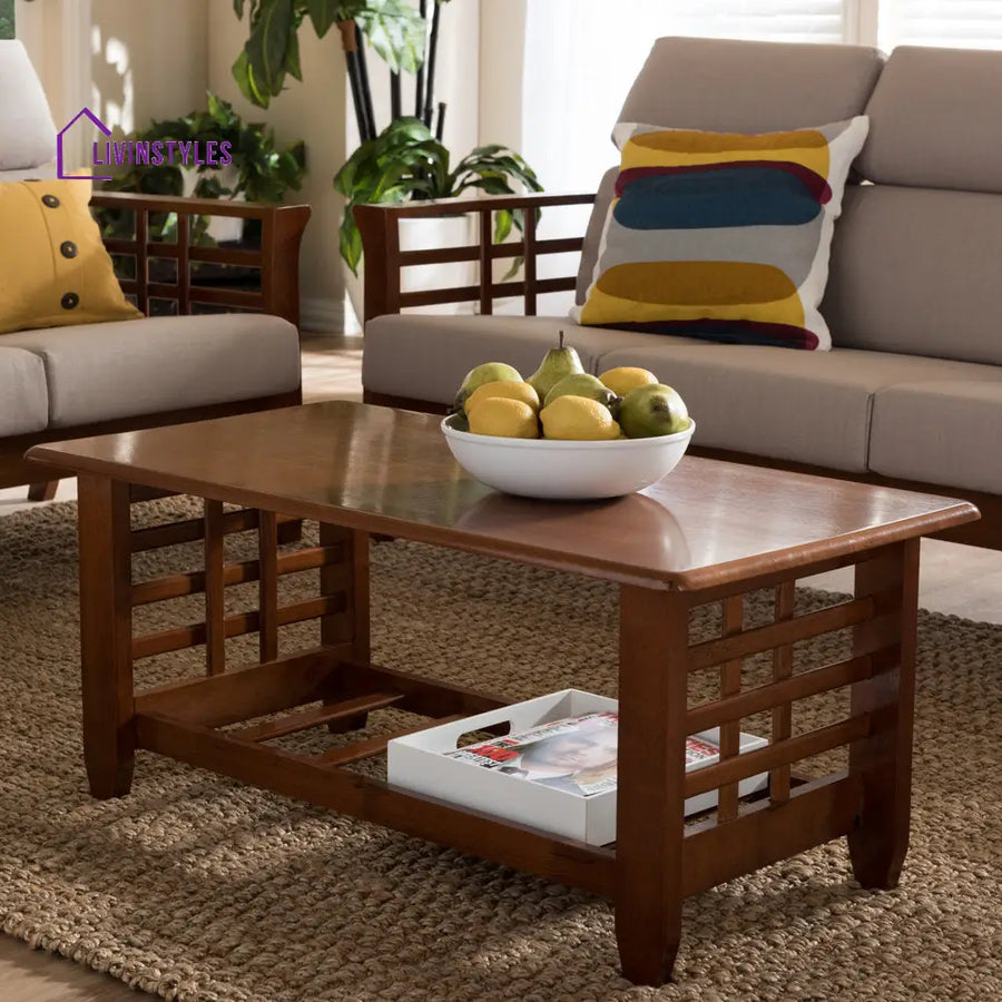 Jyothi Sheesham Wood Coffee Table For Living Room