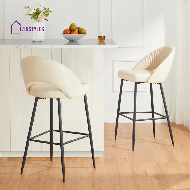 Kabir Beige Elmore Bar Stool