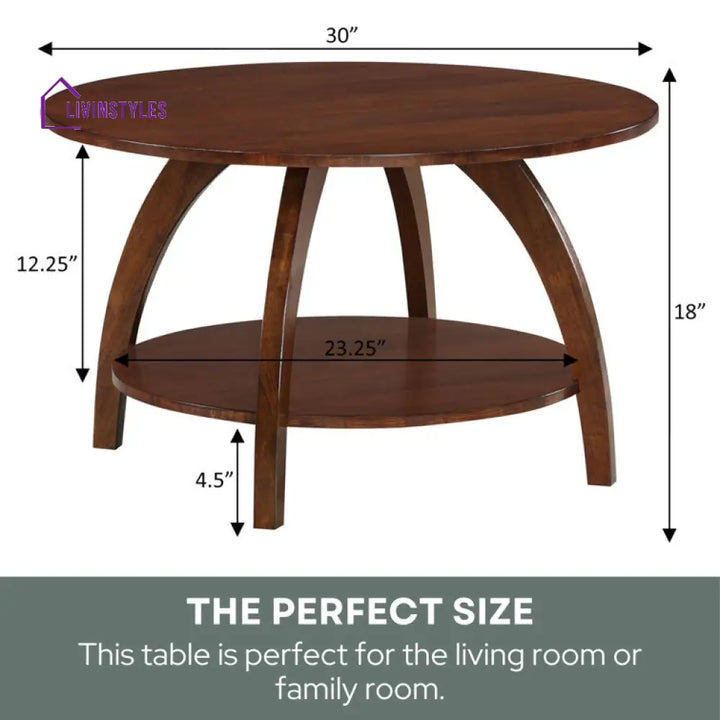 Kalyani Sheesham Wood Coffee Table For Living Room