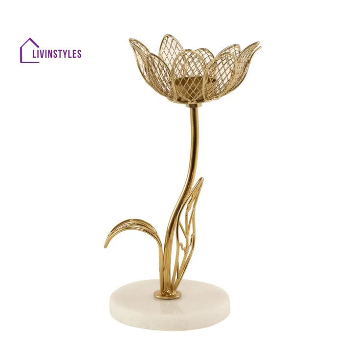 Kamal Marble Tealight Candle Holder Candle