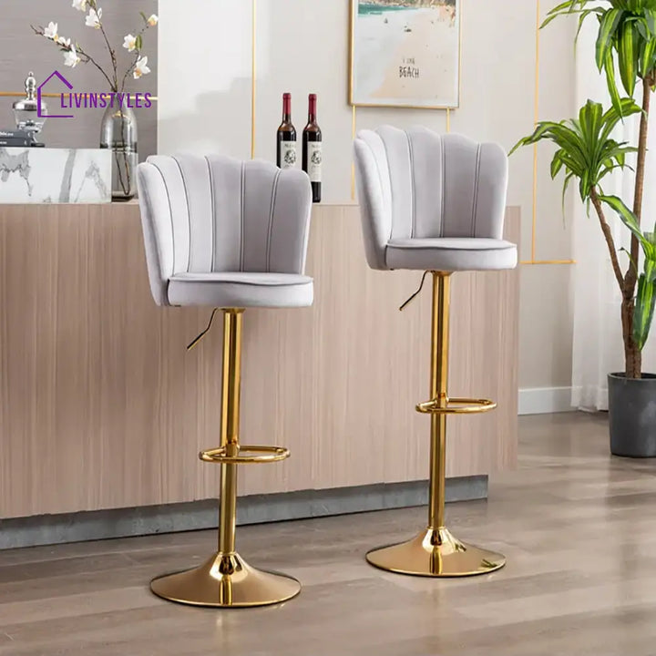 Kartik Grey Color Avidan Bar Stool Set Of-1