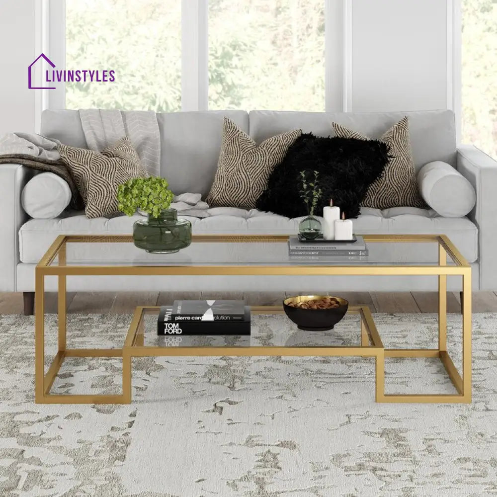 Karuna Metal Coffee Table For Living Room