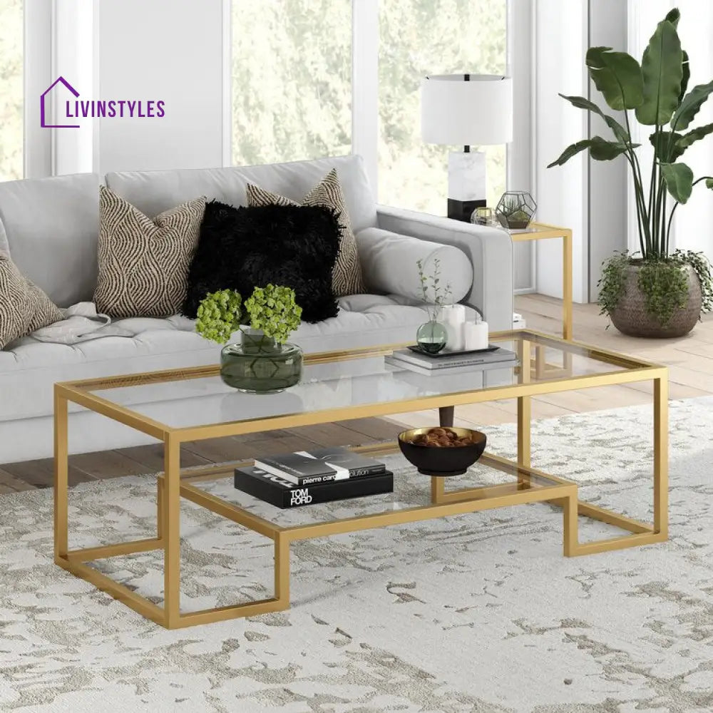 Karuna Metal Coffee Table For Living Room