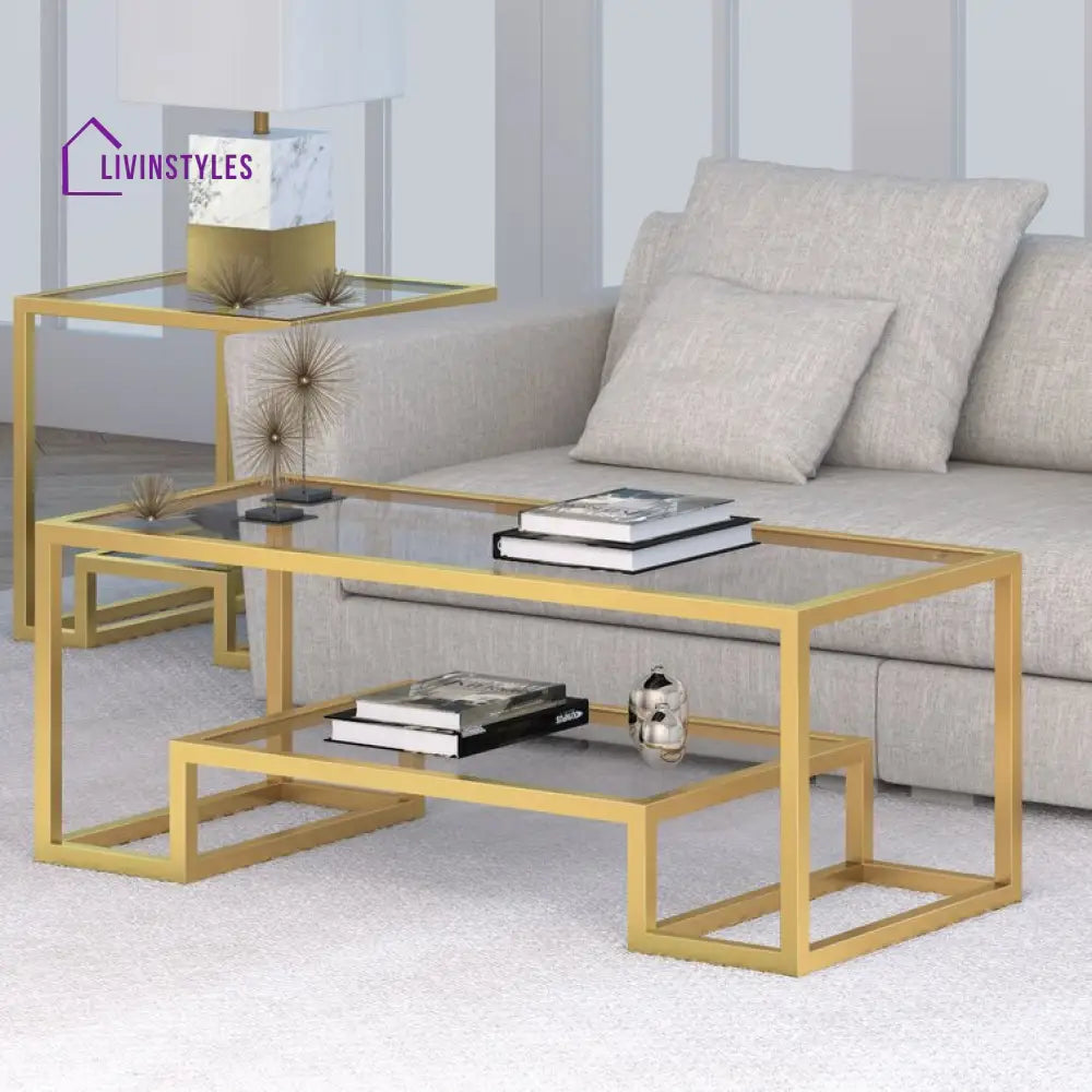 Karuna Metal Coffee Table For Living Room