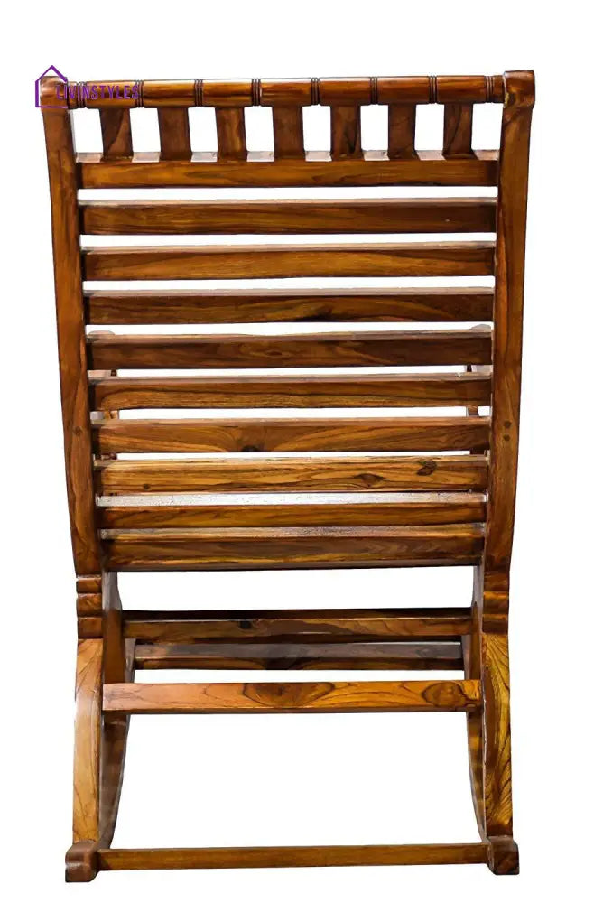 Karuna Sheesham Wood Rocking Chair For Living Room