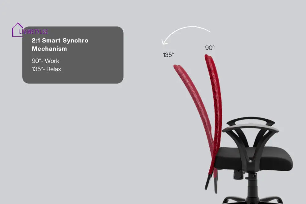 Kashish Seoul Mid Back Basic Chair Basics