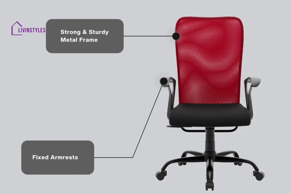 Kashish Seoul Mid Back Basic Chair Basics