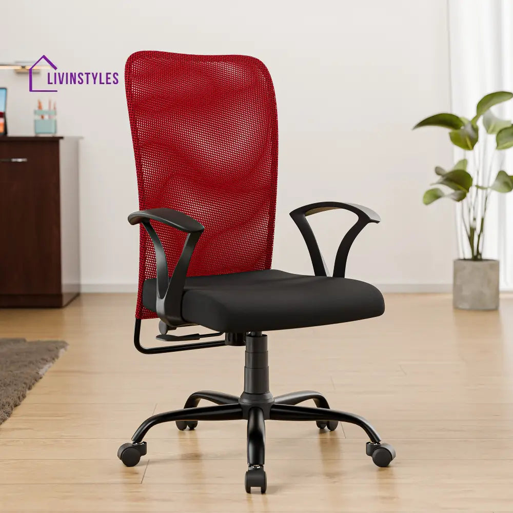 Kashish Seoul Mid Back Basic Chair Basics