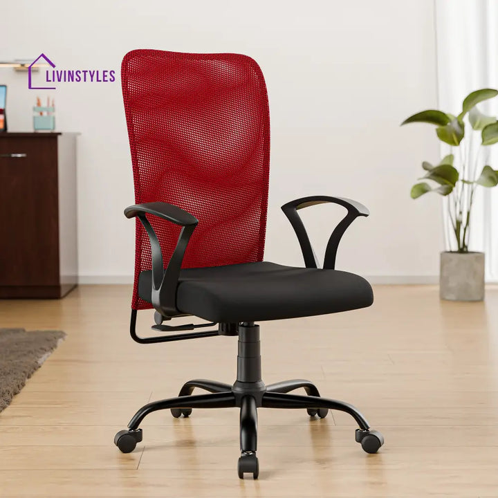 Kashish Seoul Mid Back Basic Chair Basics