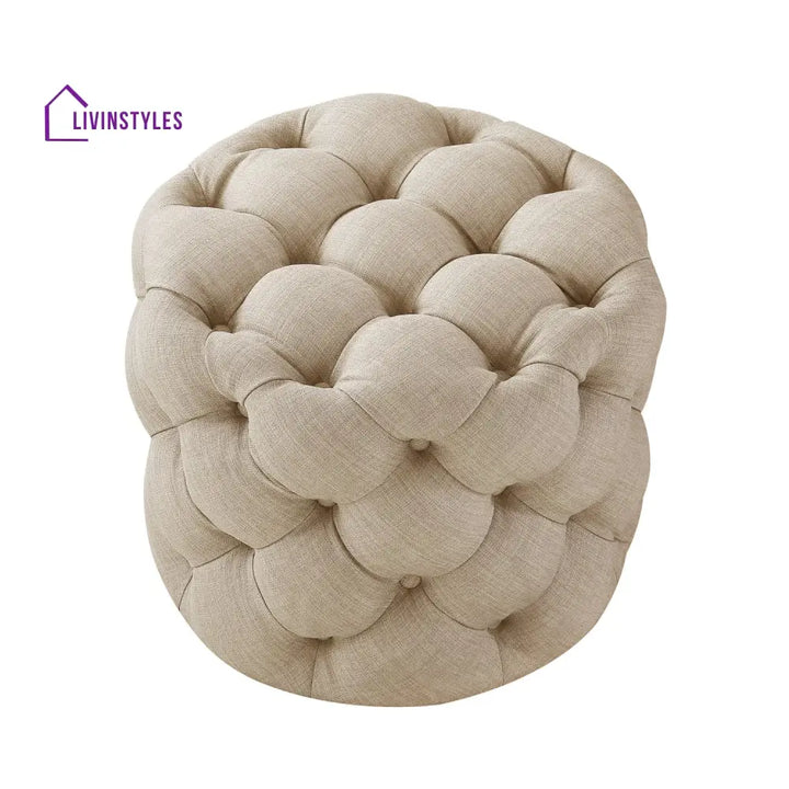 Katerina Round Ottoman