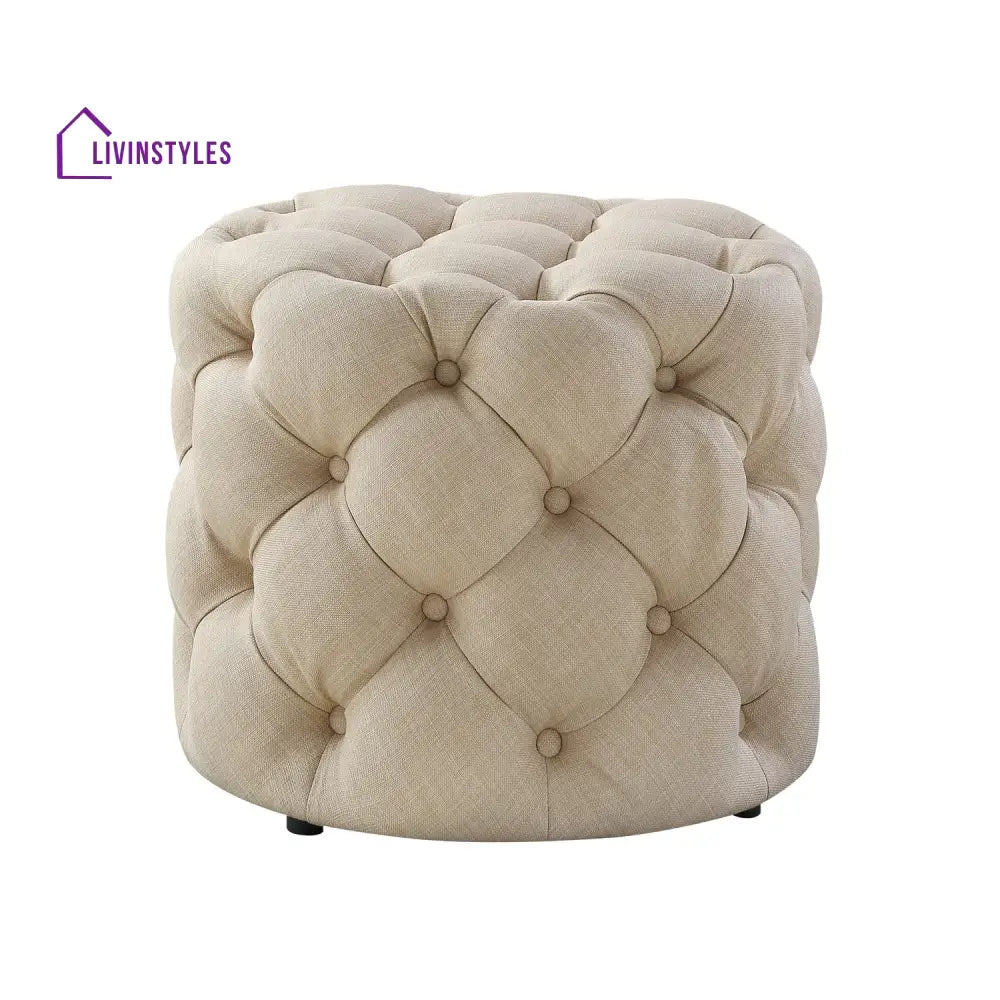 Katerina Round Ottoman