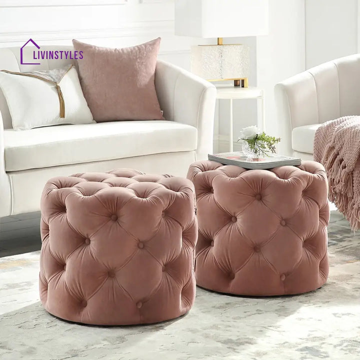 Ottoman - Lauren Round Ottoman