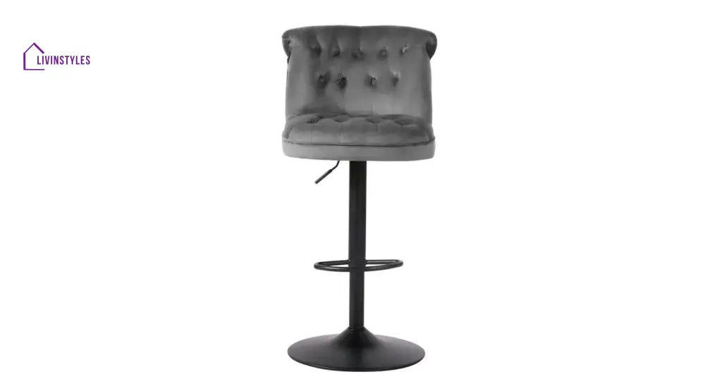 Grey Color Cellan Swiel Adjustable Bar Stool