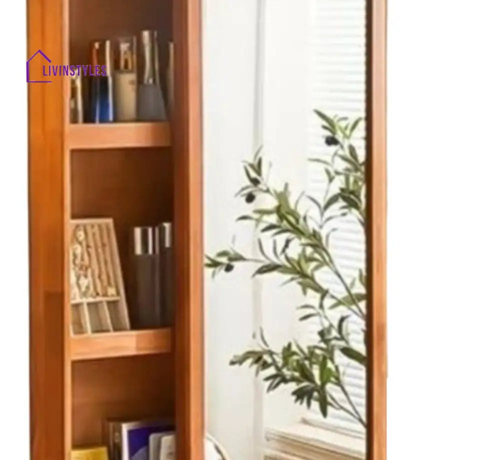 Kavita Wooden Full-Length Mirror With Storage Mirrors