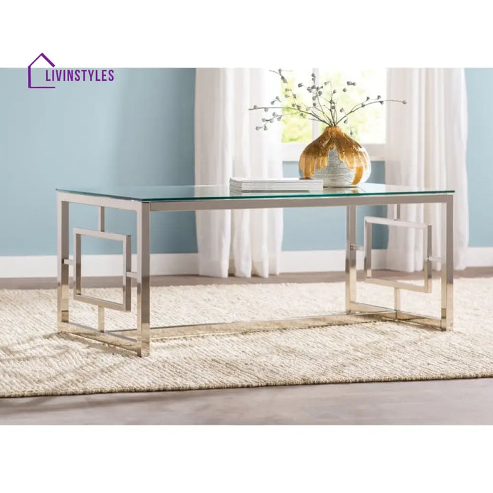 Kavya Metal Coffee Table For Living Room