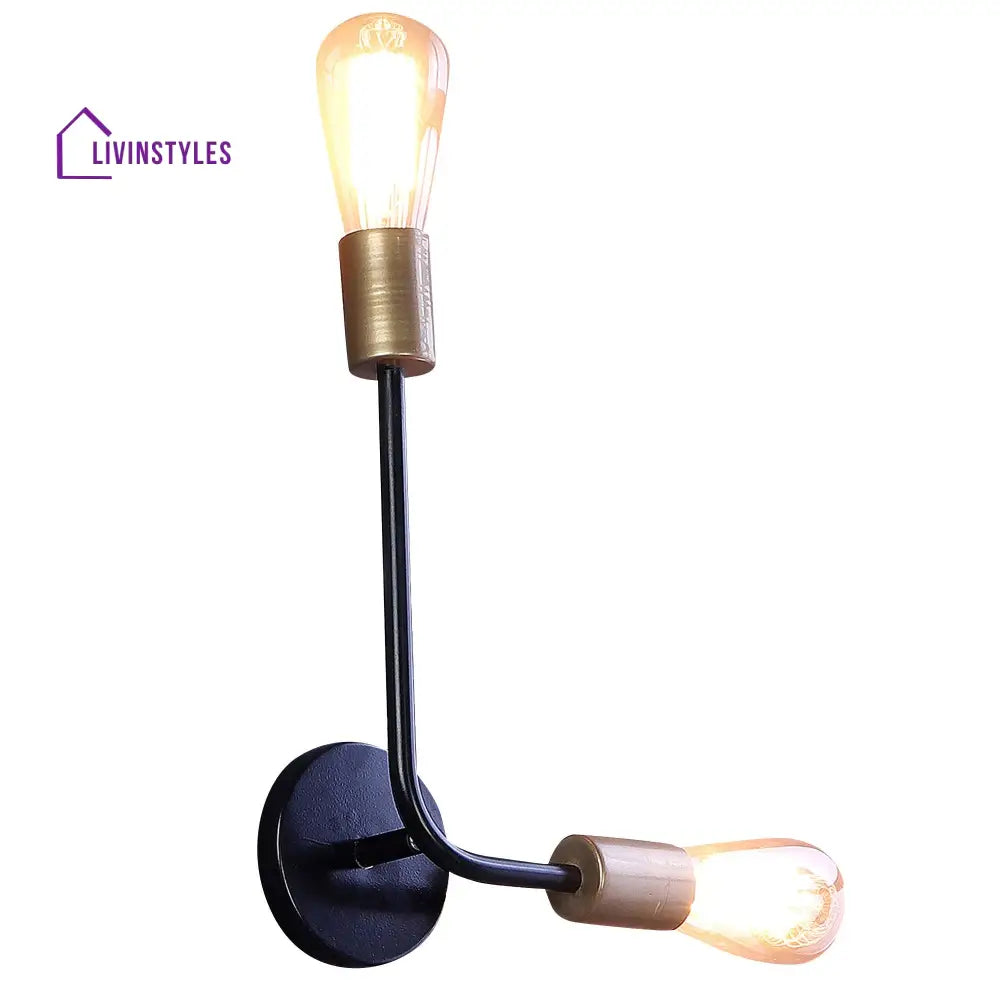 Kelda Black Metal Wall Light By Ss Lightings Lamp