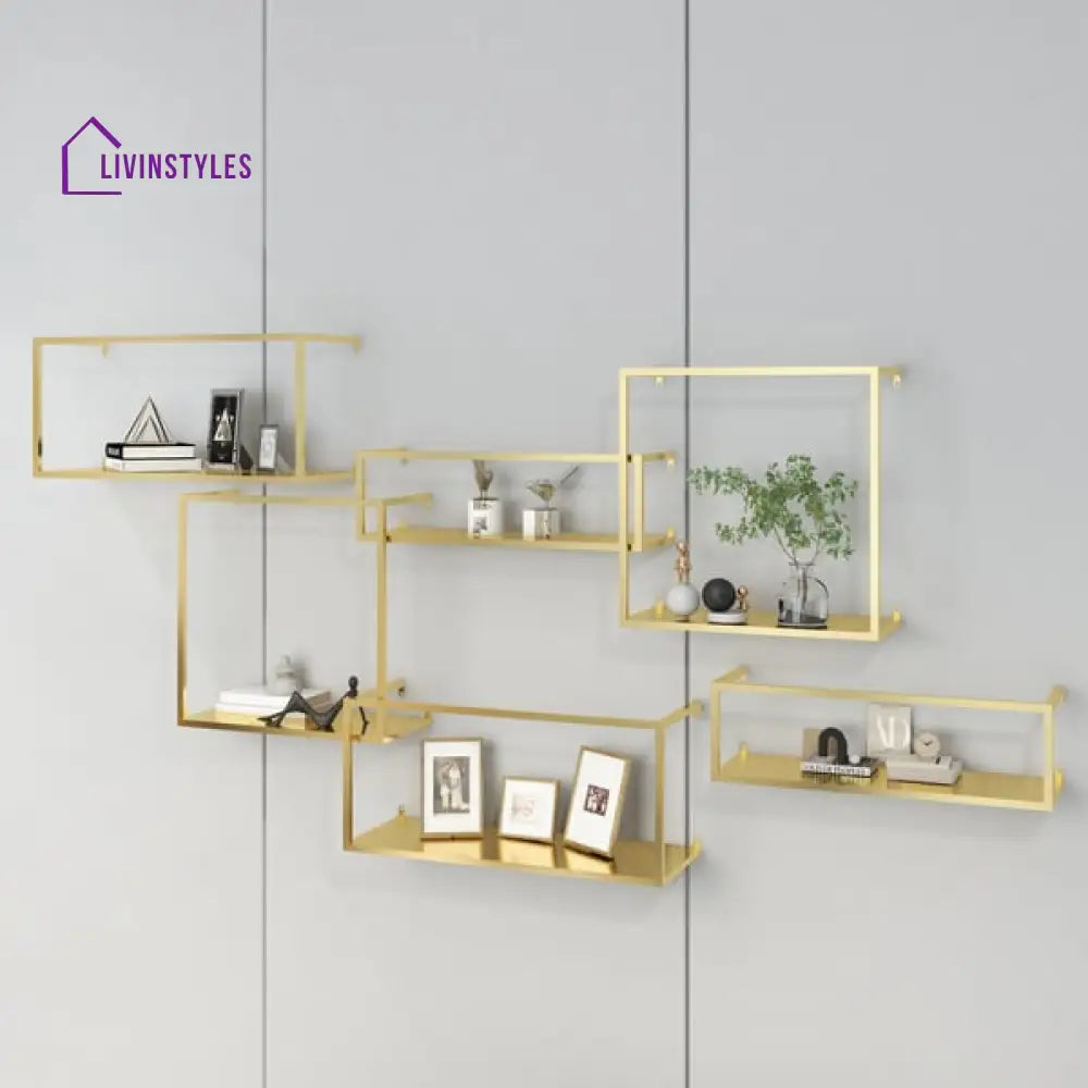 Kelly Metal Wall Shelves