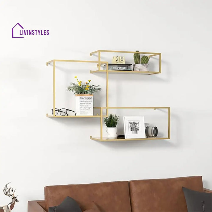 Kelly Metal Wall Shelves