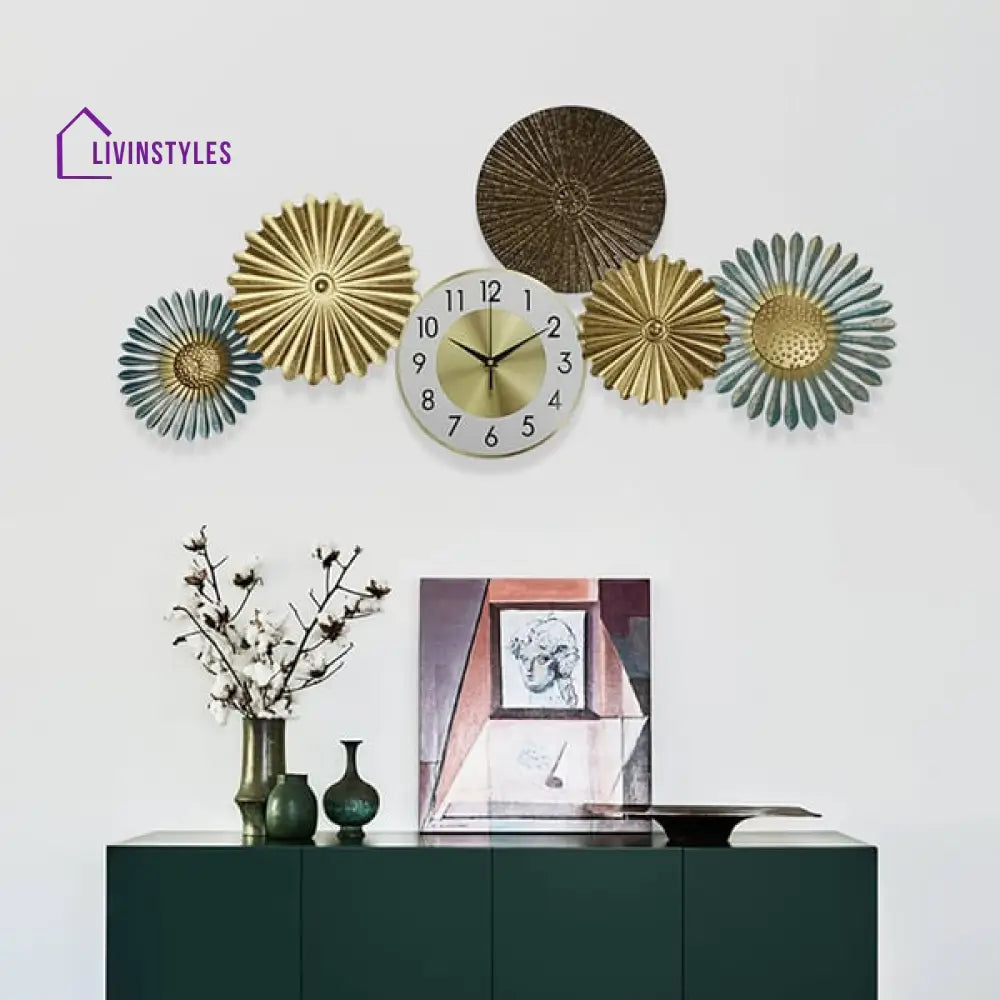 Kevalya Metal Wall Clock