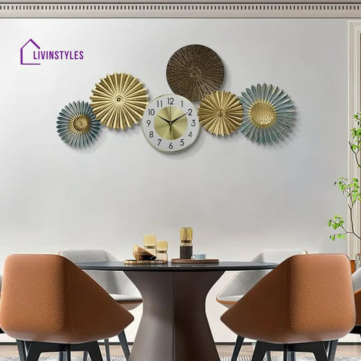 Kevalya Metal Wall Clock